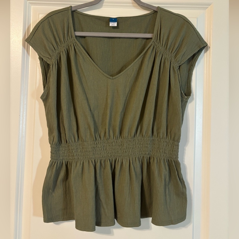 Old Navy Olive Green Blouse